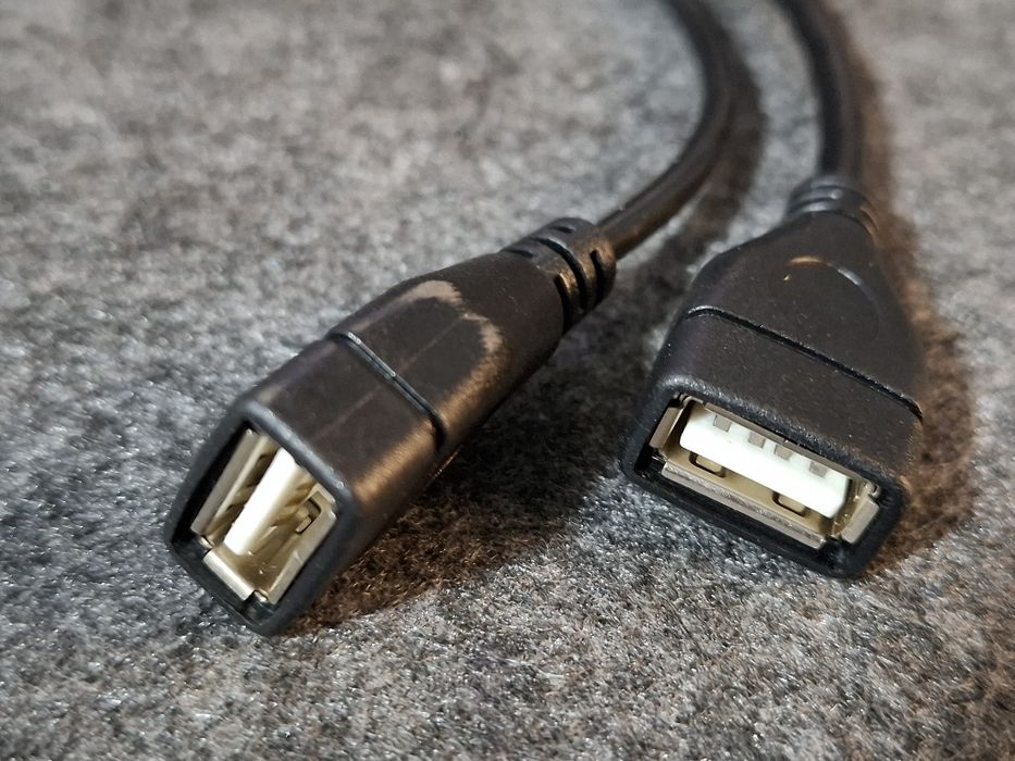 Cabo USB duas Saidas 32cm. NOVO431888777683281922
