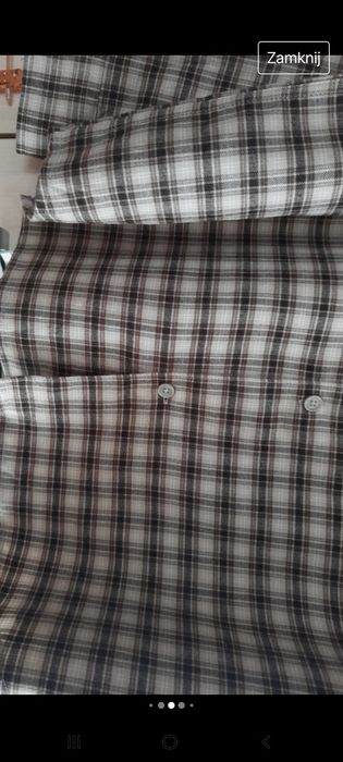 Koszula męska w kratkę L/Xl H&M