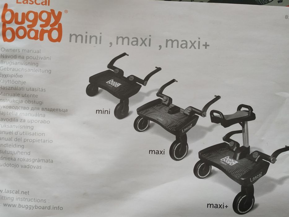 Lascal Buggy Board Mini, Like New64552908550274123