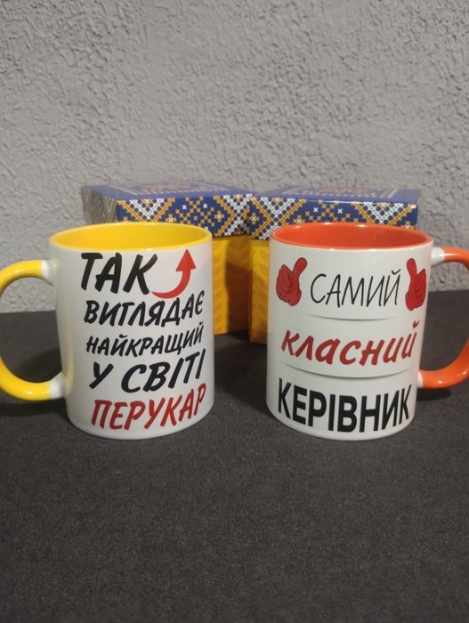 Печать друк принт на чашках