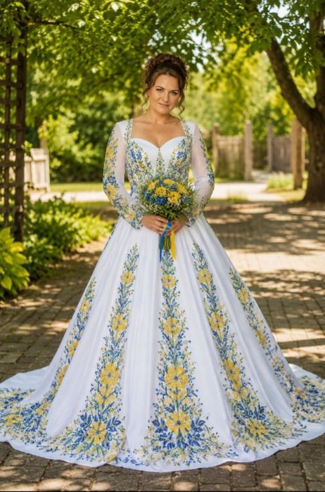 вышивка на одежде платья и рубашки