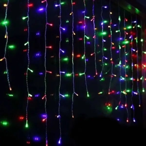 Світлодіодна гірлянда штора 240 LED 3х2 м мультиколір Є опт.