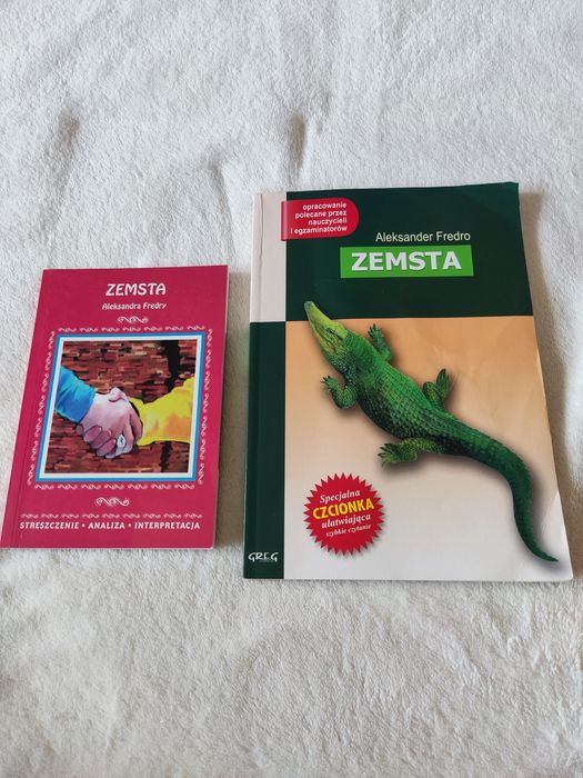 Zemsta Aleksander Fredro. Lektura + opracowanie.