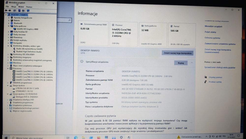 Laptop MSI GT70 17.3" Win 10