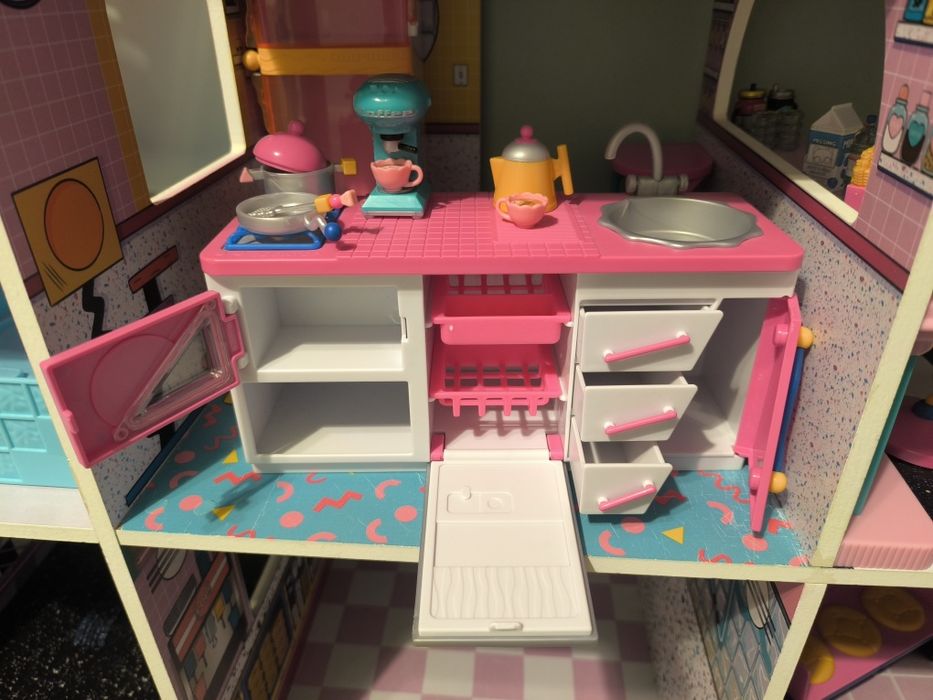 Duży domek LOL Surprise + lalki i akcesoria | bardzo dobry stan