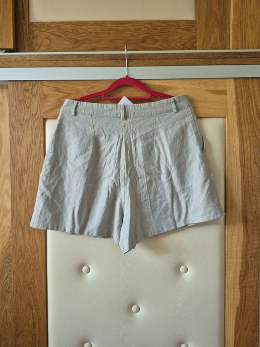 Spodenki cygaretki, len, wiskoza, Pull&Bear, r.40