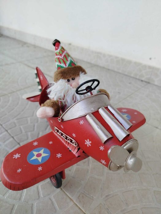Figura Avião tema Natal