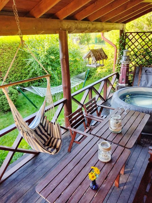 Domek z jacuzzi nad morzem. Kopalino.