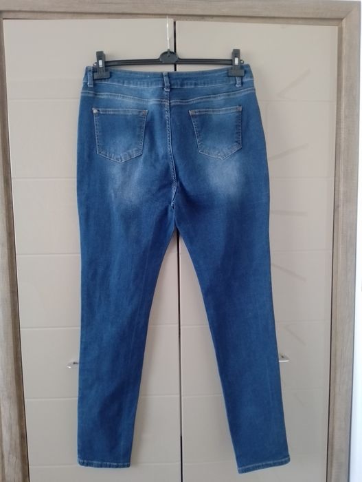 Jeansy rurki damskie 48/50