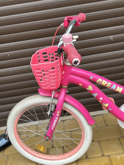 Велосипед розовый для девочки  16