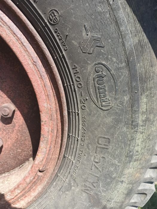 Koła opony 11.0 - 20 przyczepa Brandys czeska 8011 IFA HL 6011 D50 D55