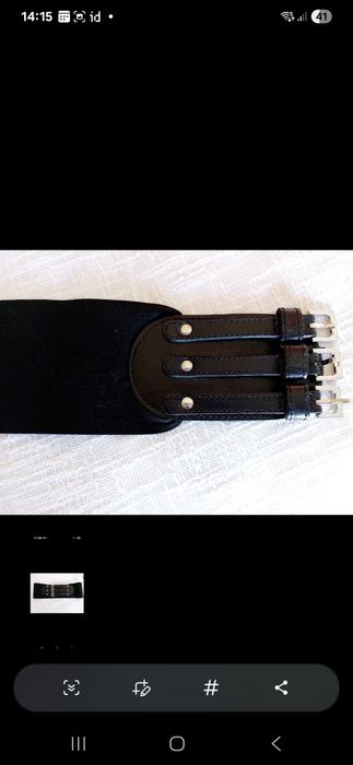 Cinto preto elegante