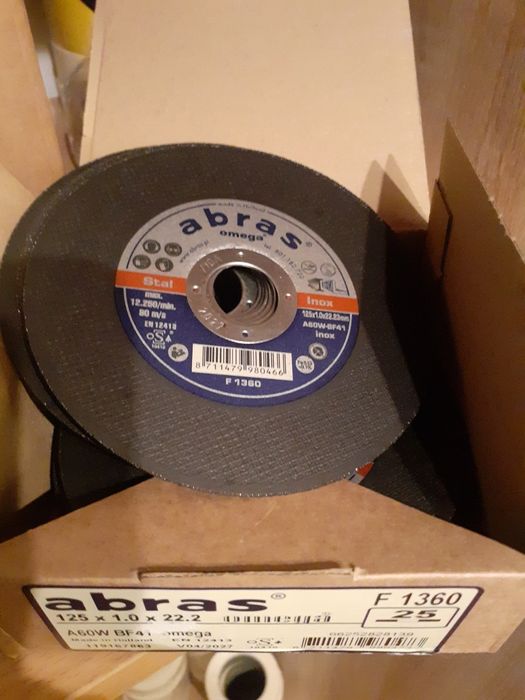 Tarcza do ciecia metalu abras