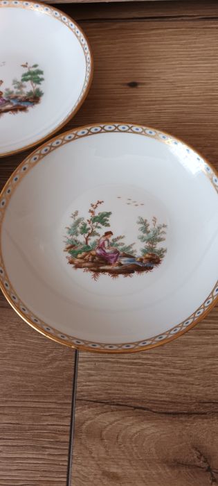 Talerzyki , podstawki z porcelany Richard Ginori