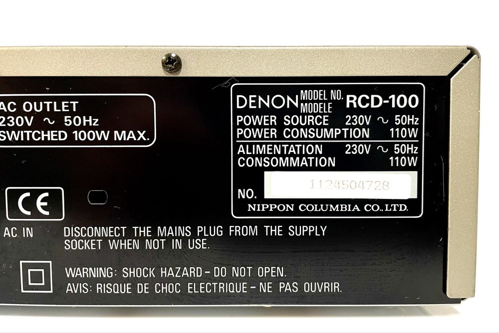 DENON RCD-100 Amplituner, CD Odtwarzacz, Audio HiFi