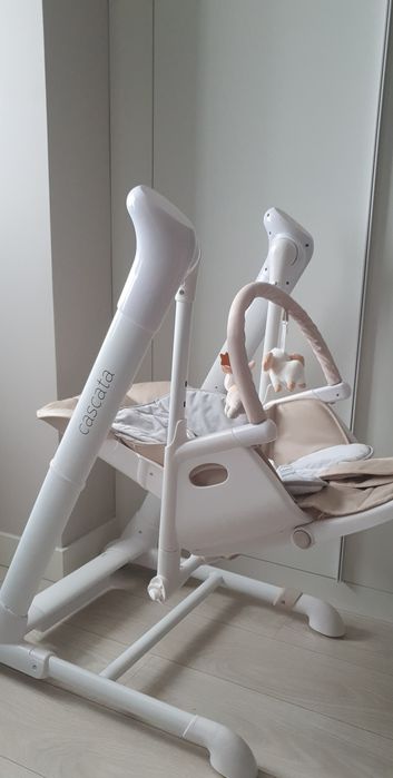 Стілець-гойдалка CARRELLO Cascata CRL-10303/1 Cream Beige із сенсорною