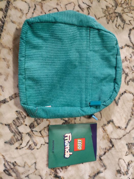 Nowa torebka listonoszka sztruksowa LEGO Friends z prasowankami