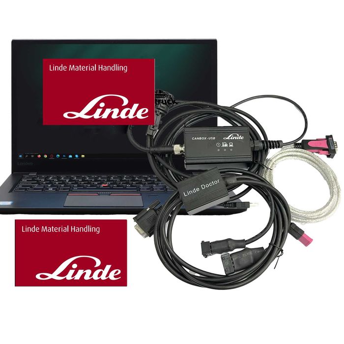 ZESTAW DIAGNOSTYCZNY Linde Pathfinder + Katalog Części Wózki Widłowe