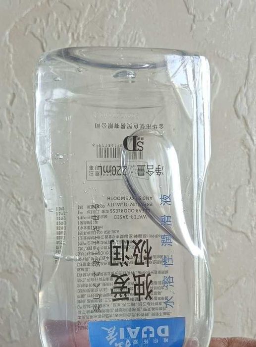 Лубрикант смазка DUAI анальная интим гель мастило анальне не псує одяг