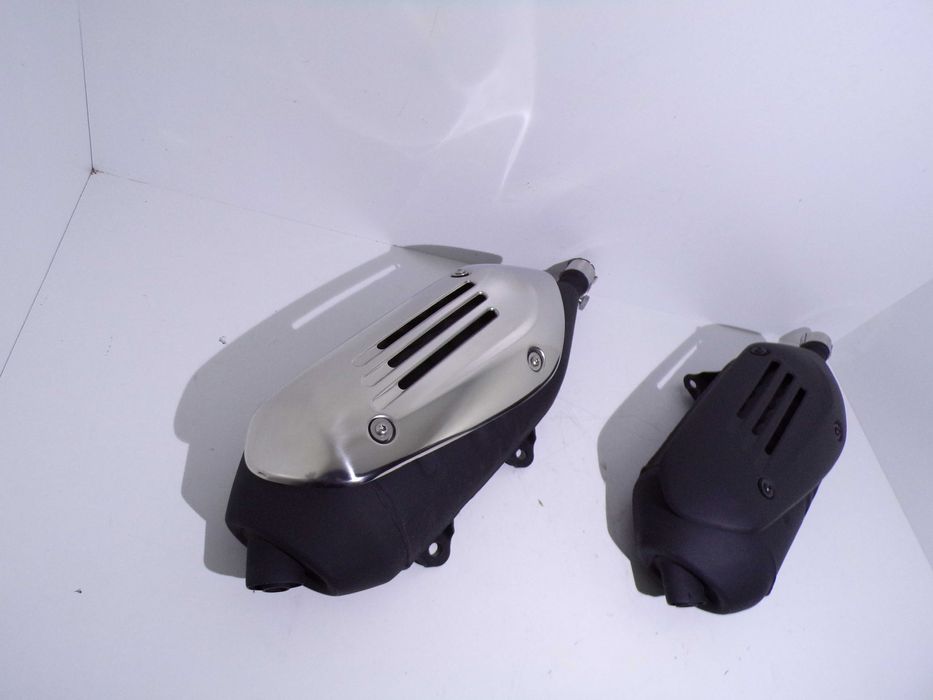 Tłumik Wydech Najnowszy Model 17-20r. Vespa GTS 125 I'Get Euro 4 OEM.