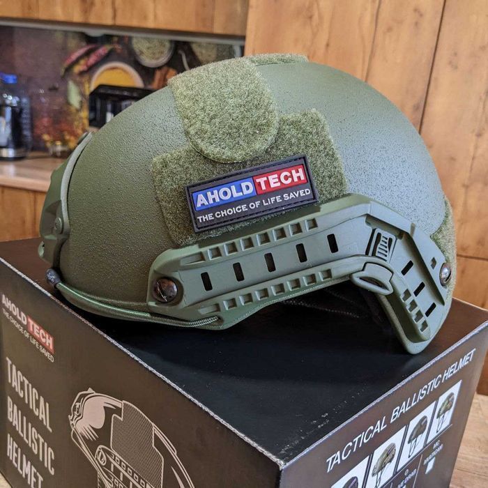 Офіційний Балістичний Шолом Ahold Tech - KEVLAR клас 3-А