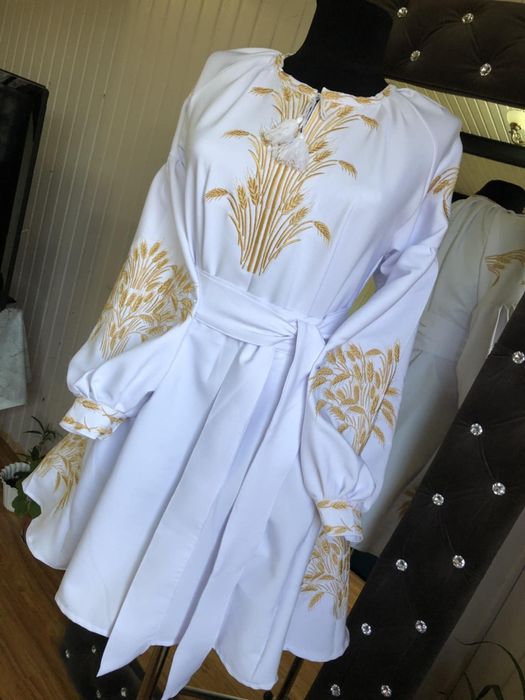 Шикарні  вишиті плаття