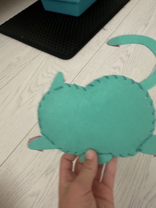 Кіт мʼяка іграшка ручної роботи