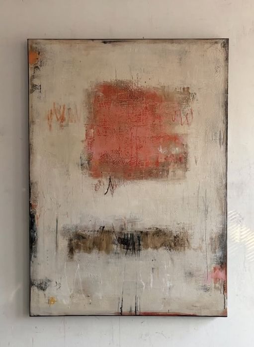 Abstrakcja.Obraz ręcznie malowany 70x100