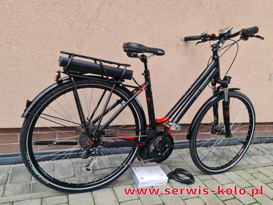 Rower elektryczny damski damka CUBE koła 28 shimano alivio okazja