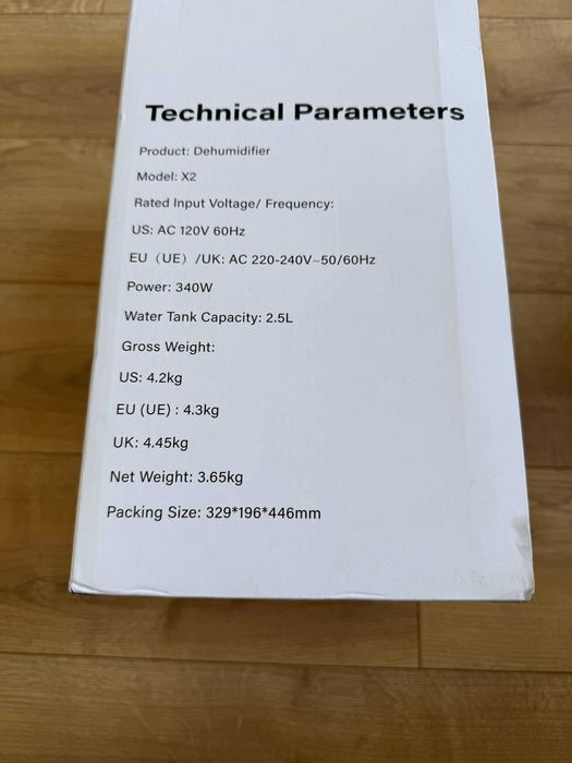 EasyAcc X2 3w1 – osuszacz powietrza / ogrzewanie / wentylator