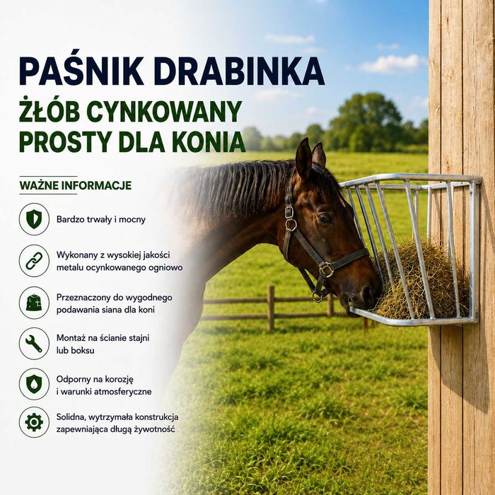 Paśnik drabina na siano dla owiec, koni, bydła DUŻY