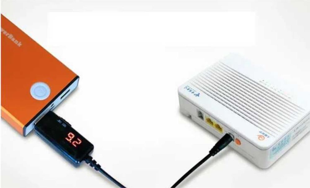 DC USB Кабель для WIFI роутера від павербанка з перемикачем 5v/9v/12v