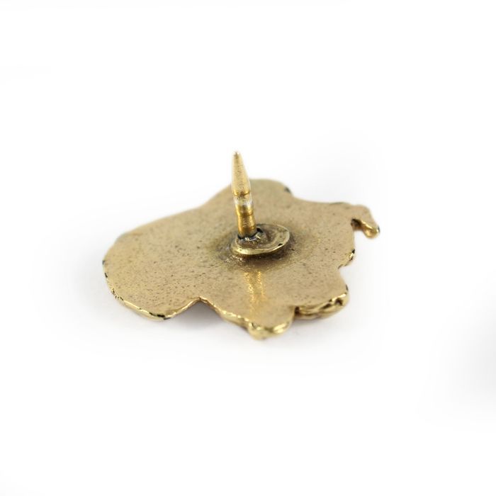 Amerykański Staffordshire terrier pin pozłocony Art-Dog