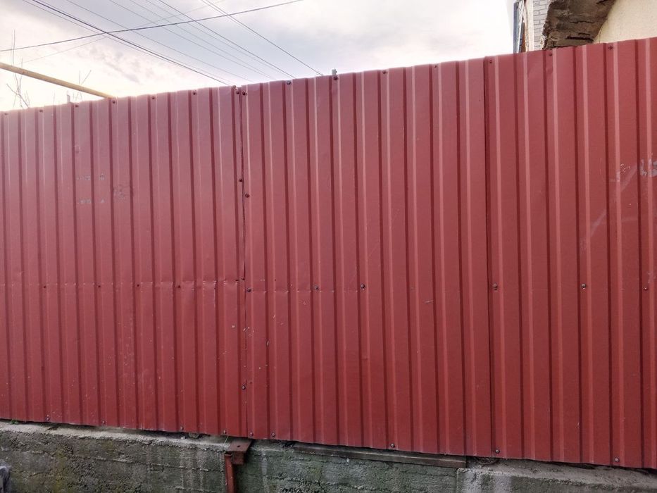 Забор проффнастил 250×2