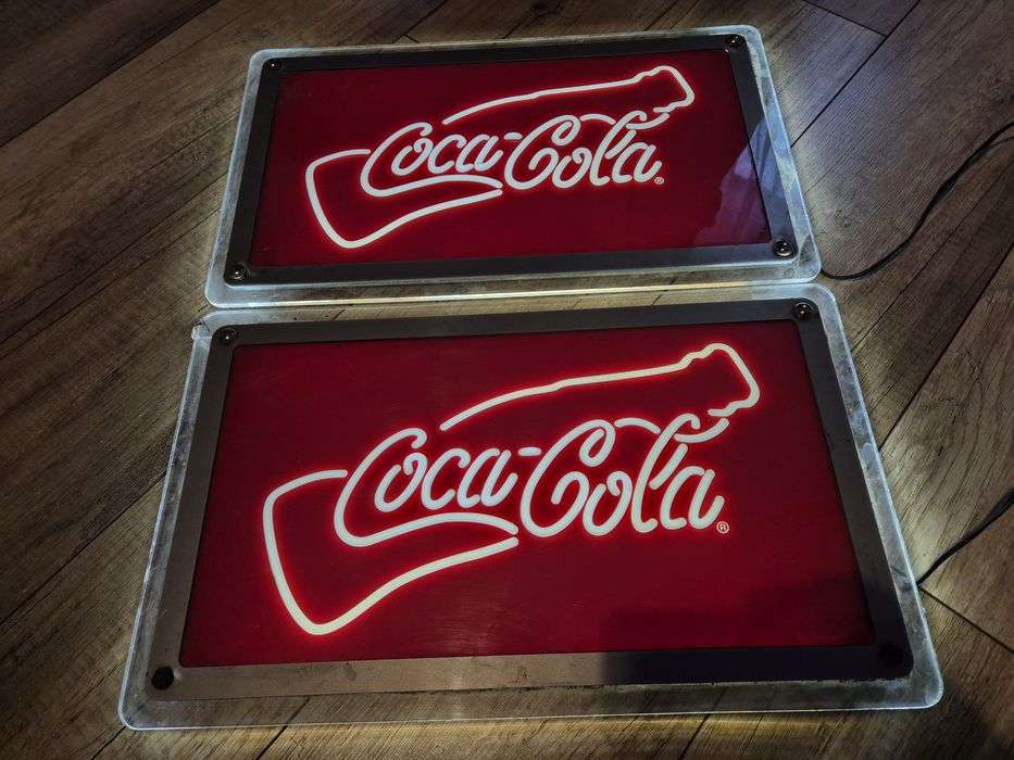 Coca cola podświetlany panel reklamowy Białowieża • OLX.pl
