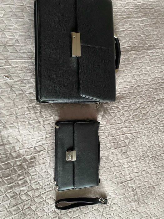 кожаний діловий портфель