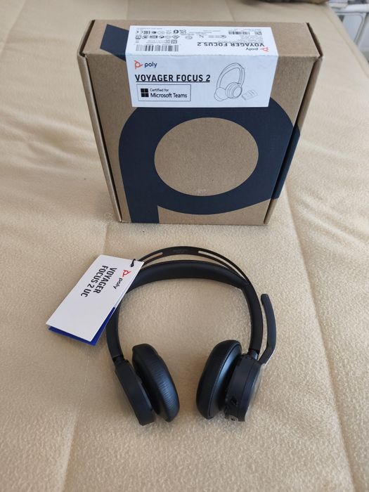 Phones Poly Voyager Focus 2 UC Certicado Microsoft Teams