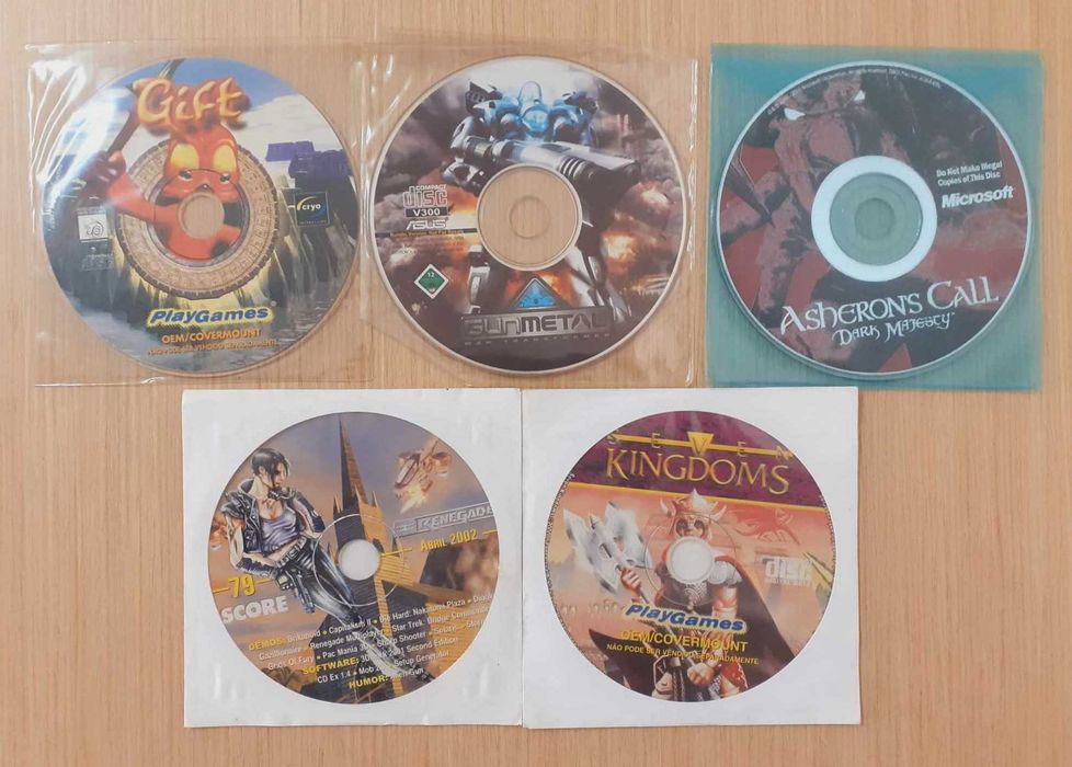 Lote de Jogos e Demos para PC