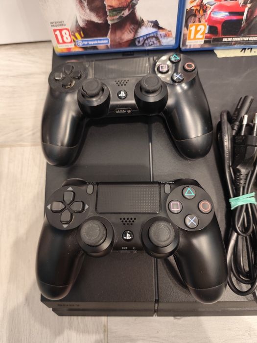 Konsola PS4 FAT 1TB Dwa Pady Dwie Gry