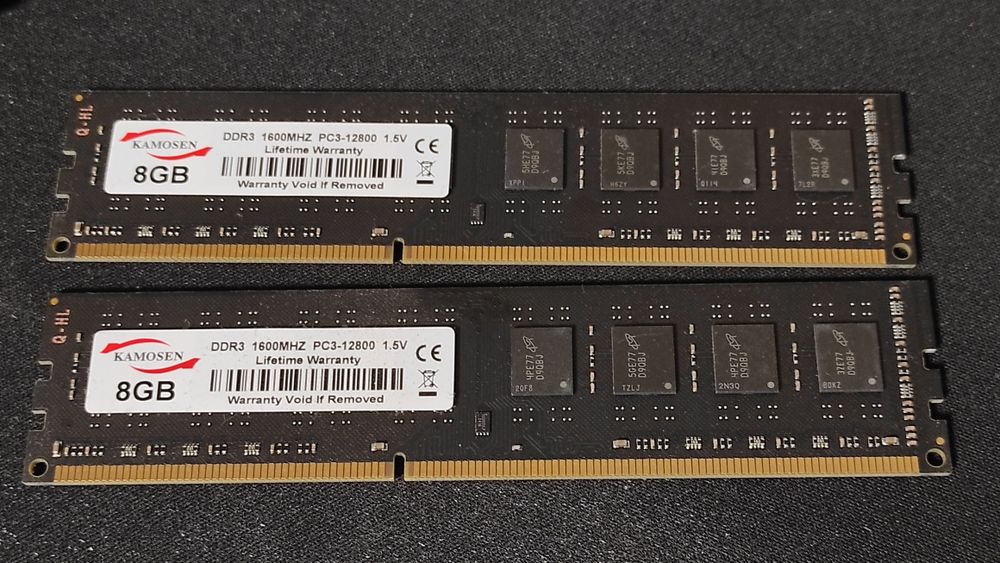 Оперативна пам'ять DDR3 1600Mhz 8GB Нова, була тільки тестова на.