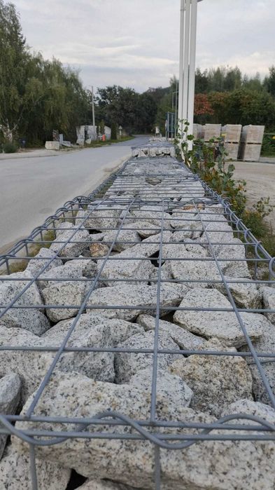 Grys Granitowy Jasny Dalmatyńczyk Kruszywa Ogród