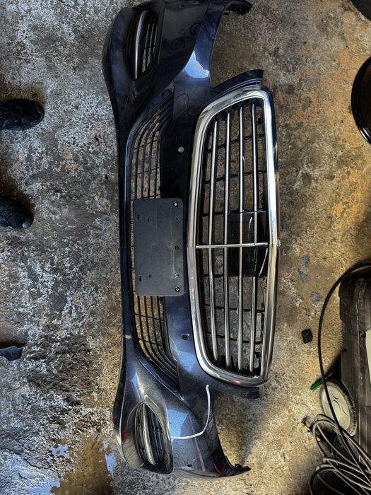 Бампер w222 з решіткою