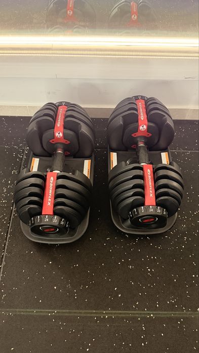 Par de Halteres Ajustáveis Bowflex SelectTech 552i COMO NOVO NAO NEGOCIAVEL