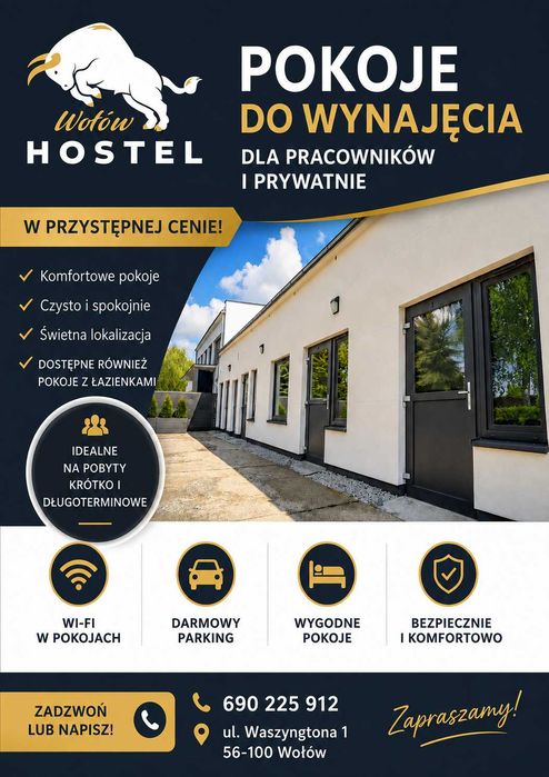Hostel Wołów, noclegi pracownicze i turystyczne