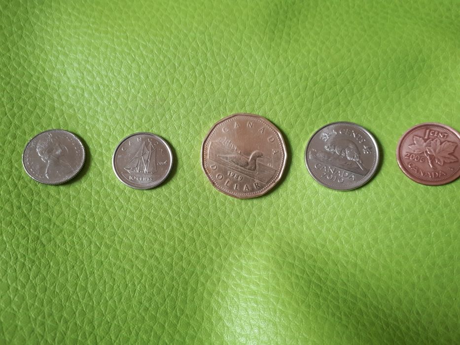 Lote moedas Canadá