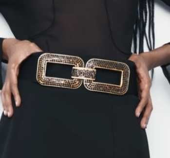 Pasek biżuteryjny ZARA r. 85