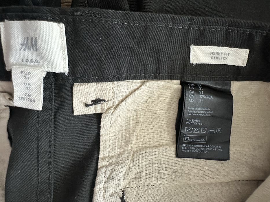 Чоловічі штани H&M , розмір EUR 31 , skinny завужені