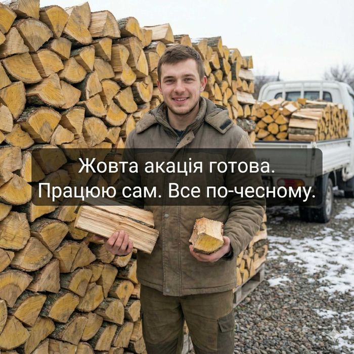 Дрова по породам в Одессе — дуб/граб/ясень + берёза/сосна, документы