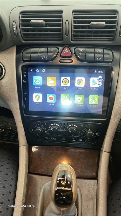 Rádio Mercedes W203 Android 14 (Artigo Novo)