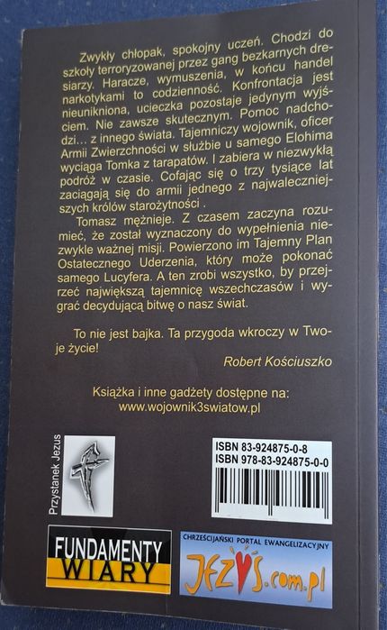 Wojownik Trzech Światów  cz.1 Robert Kościuszko